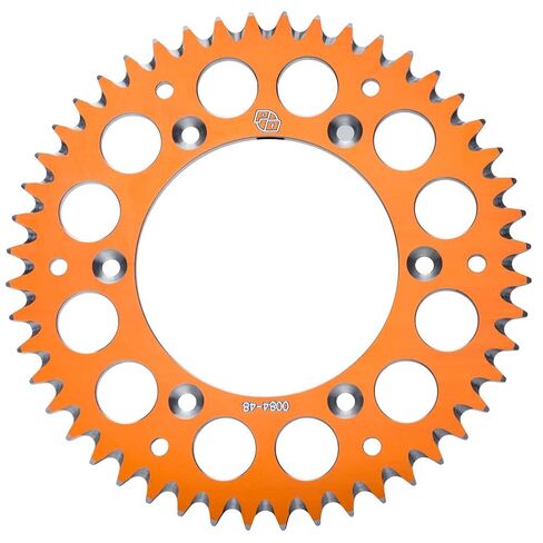 ضرس ألومنيوم خلفي 48 سن برتقالي لـ KTM 450 SX-F 2007-2022 in Kuwait