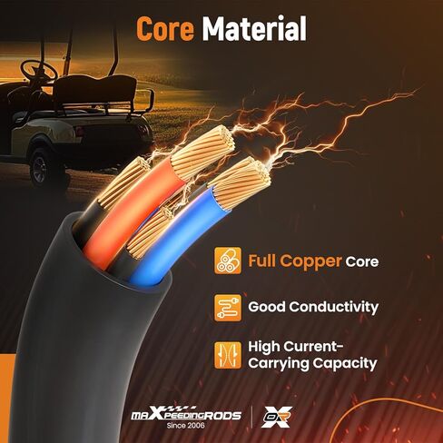 يتضمن حزام الأسلاك maxpeedingrods حزام محول MCOR 2 & 4 لسيارة النادي السابقة 1515-5201 وحدة تحكم 48 فولت، استبدال حزام الأسلاك للتحكم في عربة الجولف 103850301 in Saudi Arabia