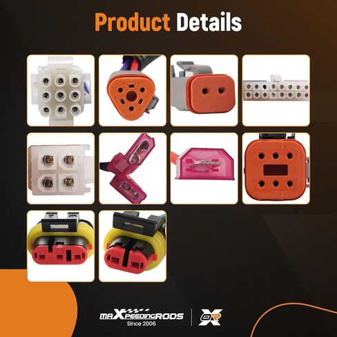 يتضمن حزام الأسلاك maxpeedingrods حزام محول MCOR 2 & 4 لسيارة النادي السابقة 1515-5201 وحدة تحكم 48 فولت، استبدال حزام الأسلاك للتحكم في عربة الجولف 103850301 in Saudi Arabia