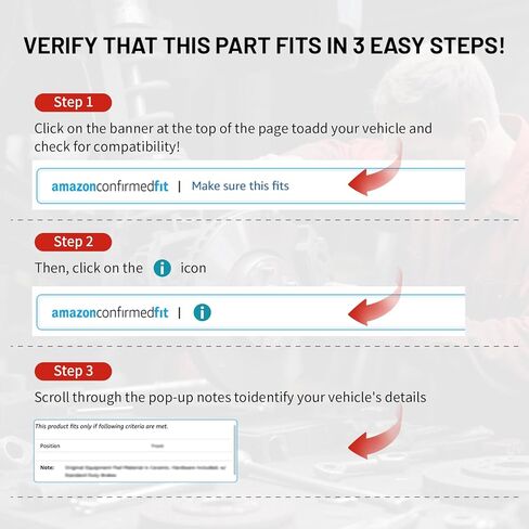 Front Rear Ceramic Brake Pads with Hardware Fit for Dodge Ram 2500, 3500 2009 2010 2011 2012 2013 2014 2015 2016 2017 2018, Ram 1500 2012 in Kuwait