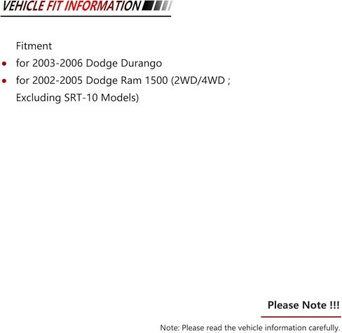 JLEO D966 D898 Ceramic Brake Pads Front Rear Driver and Passenger Side for 2003-2006 Dodge Durango,2002-2005 Dodge Ram 1500 2wd 4wd 8pcs in Saudi Arabia