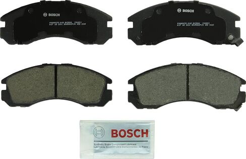 BOSCH BC530 QuietCast Premium Ceramic Disc Brake Pad Set - Compatible with Select Dodge Stealth; Eagle Talon; Mitsubishi 3000GT, Diamante, Eclipse, Galant, Montero, Outlander; Plymouth Laser; FRONT in Saudi Arabia