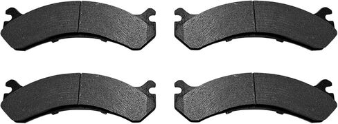 4PCS Rear Disc Ceramic Brake Pads D909, For GMC Sierra 3500 HD Classic, For Chevy Silverado 3500 HD 2001 2002 2003 2004 2005 2006 2007 2008 2009 2010 in Kuwait
