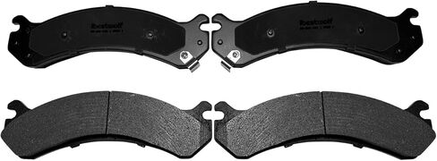 4PCS Rear Disc Ceramic Brake Pads D909, For GMC Sierra 3500 HD Classic, For Chevy Silverado 3500 HD 2001 2002 2003 2004 2005 2006 2007 2008 2009 2010 in Kuwait