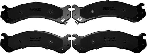 4PCS Rear Disc Ceramic Brake Pads D909, For GMC Sierra 3500 HD Classic, For Chevy Silverado 3500 HD 2001 2002 2003 2004 2005 2006 2007 2008 2009 2010 in Kuwait