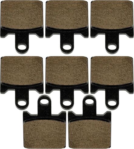 Caltric Front Brake Pads Compatible with Kawasaki Zx6R Zx-6R Ninja Zx600 Zx-600 2007-2013 in Saudi Arabia