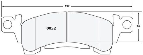 PERFORMANCE FRICTION 0052.97.14.44 Brake Pads Full Size GM in Saudi Arabia