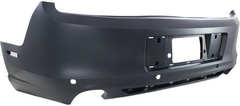 MBI AUTO - Primered, Rear Bumper Cover Replacement for 2013 2014 Ford Mustang Base GT 13 14, FO1100686 in Kuwait