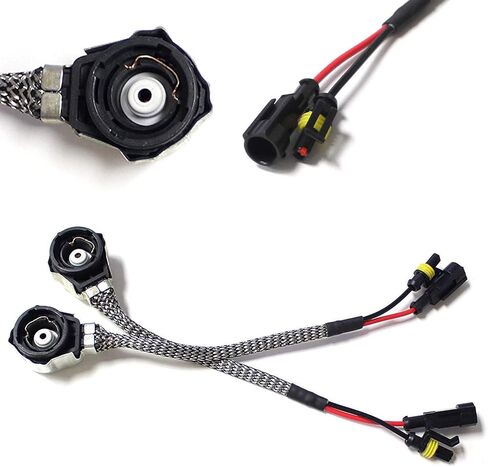 iJDMTOY OEM-Spec D2 AMP Adapters to D2S D2R Bulbs Converters Compatible with Aftermarket Ballast/Controller in Saudi Arabia