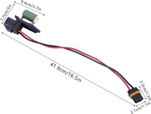 Zcargel Cooling Fan Motor Wiring Harness Fit for Jeep Wrangler 2009-2018 Automotive Engine Cooling Fan Motor Wiring Harness Replace 55056789AA 55056789AB 55056789AC Radiator Fan Motor Wiring Harness in Kuwait