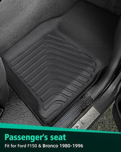for Ford F150 Floor Mats: 1980-1996 Accessories, for Ford Bronco Floor Liners 1980-1994 1995 1996, for F250/F350 1980-1997 All Weather TPE Truck Liners, Interior Heavy Duty Classic Pickup Truck Mats in Kuwait
