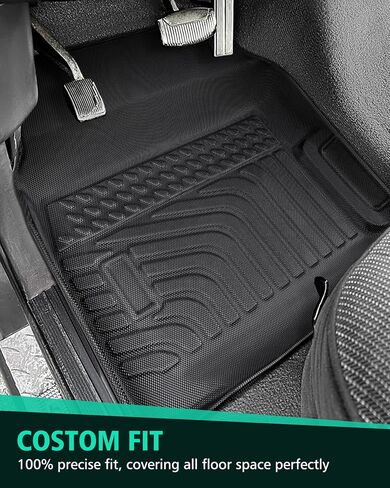 for Ford F150 Floor Mats: 1980-1996 Accessories, for Ford Bronco Floor Liners 1980-1994 1995 1996, for F250/F350 1980-1997 All Weather TPE Truck Liners, Interior Heavy Duty Classic Pickup Truck Mats in Kuwait