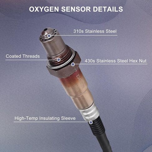 PAPAPARTS O2 Oxygen Sensor 234-4529 234-4528 Upstream & Downstream Compatible with Chevy Cruze 1.4L L4 2011-2016, Sonic Trax 2012-2020, for Buick Encore 2013-2021 Set of 2 in Kuwait