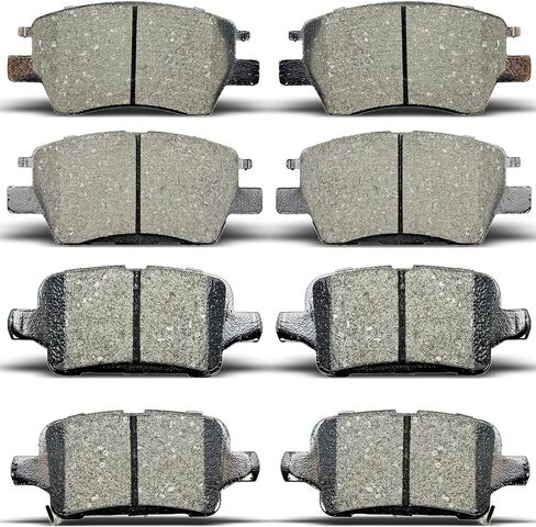 D1844 D1857 Front Rear Disc Ceramic Brake Pads Kit Replacement For Chevrolet Cruze Volt Bolt EV EUV in Saudi Arabia