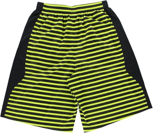 شورت كرة السلة Nike Dri-Fit AJX Flipped Retro للرجال من Jordan - أسود/Volt-Large in Saudi Arabia