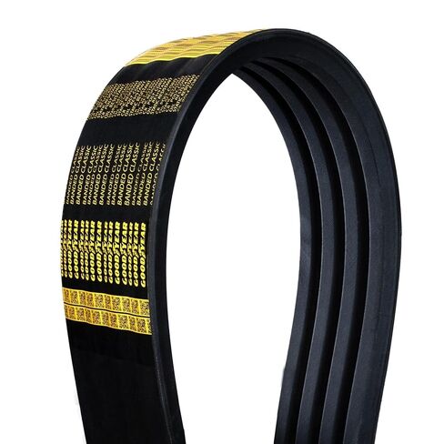 حزام Goodyear 3/B57 كلاسيكي ملفوف على شكل حرف V صناعي، شكل B، 3 أضلاع، طول 59.72 بوصة in Kuwait