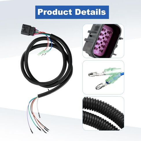Boat Motor Instrument Line Wire Compatible with Mercury Mariner Quicksilver Mercruiser Outboard Engine Analog Gauge Wiring Replacement for 84-892990T01 84-892990A01 in Saudi Arabia