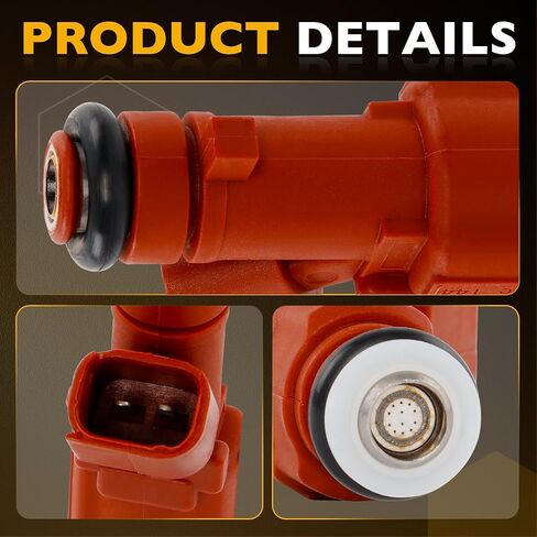 35310-2E000 Fuel Injector Set of 6 Compatible with Hyundai Elantra Kona Veloster 2011-2022 Kia Soul Forte 2012-2021 1.8L & 2.0L 12 Holes Replace# 842-12375 FJ1182 in Saudi Arabia