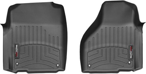 WEATHERTECH Custom Fit FloorLiner Mats for Select Ram 1500, 2500, 3500-1st Row (Driver & Passenger) in Black (444651) in Saudi Arabia