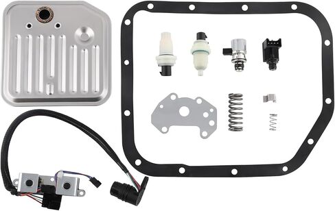 Transmission Filter Solenoid Sensor Set Compatible For Jeep Compatible For Dodge Durango Dakota 46RE 47RE 4617210 4800879 495997487 in Kuwait