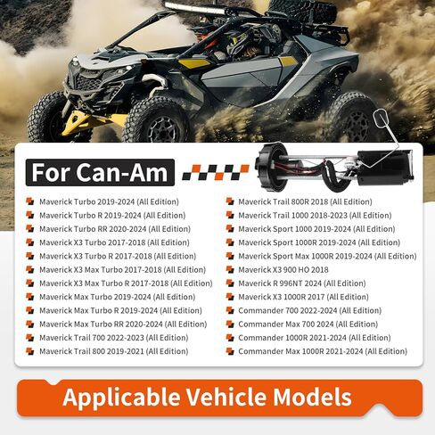 مجموعة مضخة الوقود لقائد Can-Am مافريك توربو تريل سبورت ماكس 700 800 900 1000 R/RR X3 2017-2024 47-1027 709000836 in Saudi Arabia