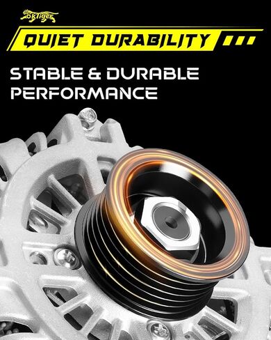 Oktiger V8 V10 Upgraded Alternator for Ford Expedition 2011-2014 5.4L, F450 F-550 Super Duty 2013-2016 6.8L, F650 F750 F-53, for Lincoln Navigator, 12V 175A CW 6-Groove Clutch Pulley, OE BL1T-10300-BA in Kuwait