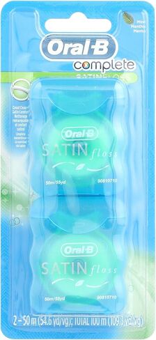 خيط تنظيف أسنان أورال-بي بطول 54 ياردة بالنعناع الساتان (6 قطع) in Kuwait