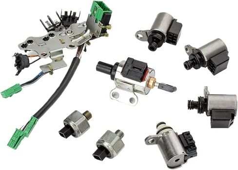 Suitable Compatible for Nissan Dodge car parts JF011E RE0F10A CVT transmission solenoid valve kit 8-piece set cars accessories tools in Kuwait