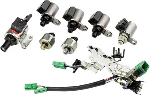 Suitable Compatible for Nissan Dodge car parts JF011E RE0F10A CVT transmission solenoid valve kit 8-piece set cars accessories tools in Kuwait