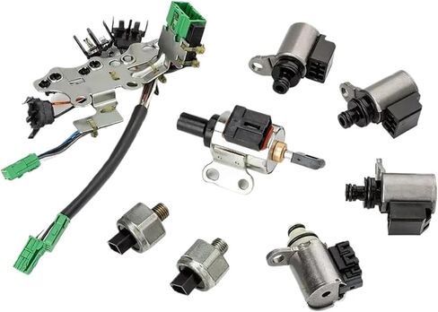 Suitable Compatible for Nissan Dodge car parts JF011E RE0F10A CVT transmission solenoid valve kit 8-piece set cars accessories tools in Kuwait