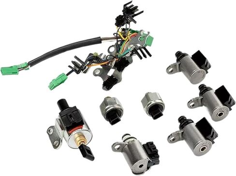 Suitable Compatible for Nissan Dodge car parts JF011E RE0F10A CVT transmission solenoid valve kit 8-piece set cars accessories tools in Kuwait