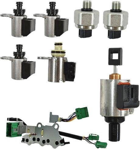 Suitable Compatible for Nissan Dodge car parts JF011E RE0F10A CVT transmission solenoid valve kit 8-piece set cars accessories tools in Kuwait