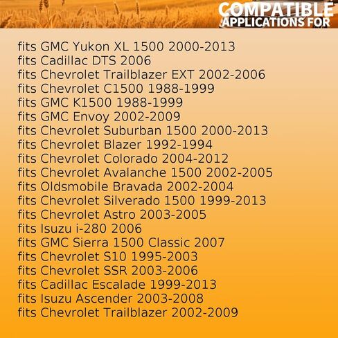 2 X Wheel Seal Rear Axle Seals fits Chevrolet Avalanche,C1500,Colorado,Silverado 1500,Tahoe,Trailblazer 1988 1989 1990 1991 1992 1993 1994 1995 1996 1997 1998 1999-2013 in Kuwait