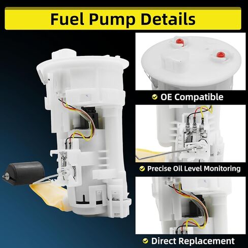 2321903010 SP9160M 90159A0022 Fuel Pump Assembly for Toyota Camry 2004 2005 2006 2.4L 3.0L 3.3L Dual Port with Pressure Sensor 232170C010 7702406040 in Kuwait