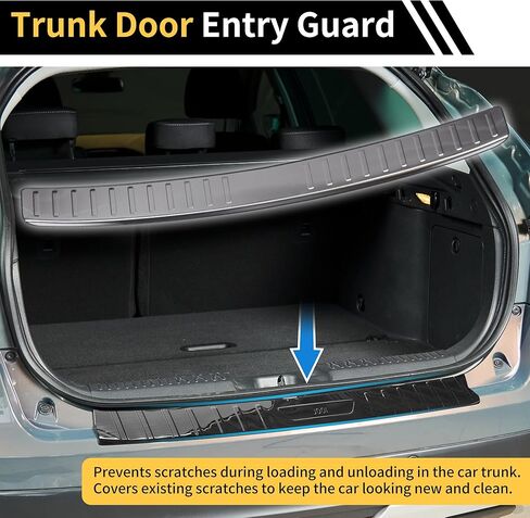 Rear Bumper Cover for BMW X3 2015-2017 Bumper Trunk Door Entry Guard Cover Protector Silver Tone 1 Pcs in Saudi Arabia