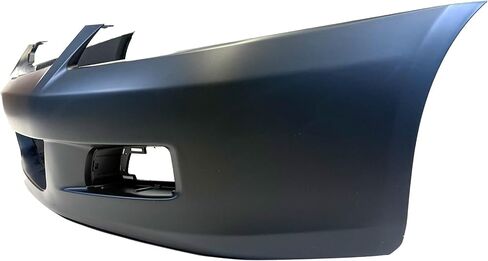 FitParts Compatible With Front Bumper Cover Fascia 2006-2007 Honda Accord CAPA Sedan EX LX SE Hybrid 06-07. New, Primed and Ready for Paint. With Fog Light Holes. HO1000235 04711SDLA90ZZ in Kuwait