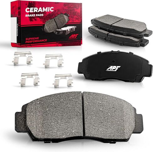 APF All Performance Friction Rear Pads Compatible for 2014-2019 Kia Forte Ceramic Carbon Fiber Brakes | OEM Fitment | Low Noise | Dust Free | 10YR WTY | 4 Rear Brake Pads in Kuwait