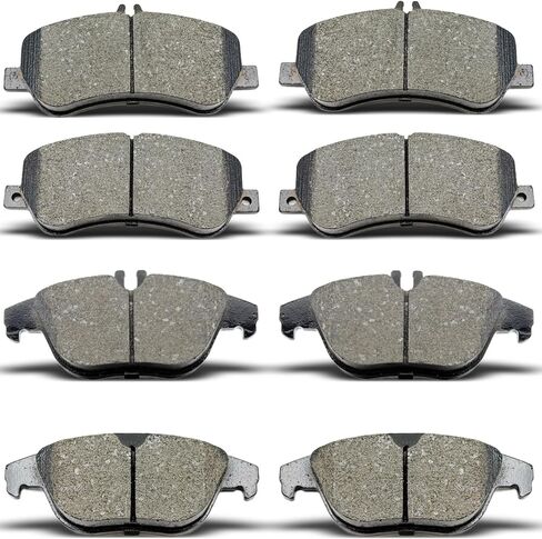 D1341 D1406 Front Rear Ceramic Brake Pads Set Fit For 2013-2015 Mercedes-Benz GLK250, 2010-2015 Mercedes-Benz GLK350 in Kuwait