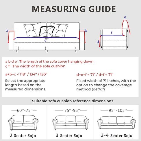 Sherpa Fleece Couch Cover for 3 Cushion Sofa, Brown, 71" x 150" - Pet Proof Sofa Covers Heavy Duty Scratch Resistant Pet Friendly Furniture Cover - Easy Install, Machine Washable in Saudi Arabia