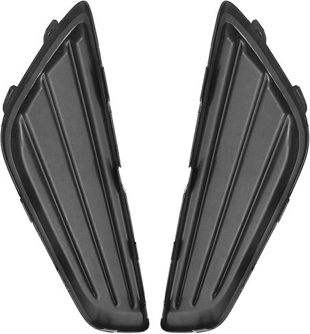 Focus Front Bumper Cover Kit Compatible with 2015 2016 2017 2018 Fo-rd Focus S SE SEL Titanium Sedan Hatchback 1.0L 2.0L W/Upper Grille Lower Grill & Fog Light Cover - Full Body Set in Kuwait