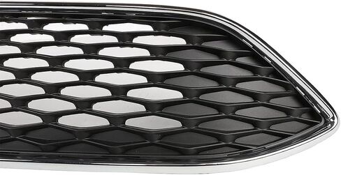 Focus Front Bumper Cover Kit Compatible with 2015 2016 2017 2018 Fo-rd Focus S SE SEL Titanium Sedan Hatchback 1.0L 2.0L W/Upper Grille Lower Grill & Fog Light Cover - Full Body Set in Kuwait