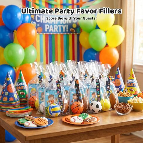 MCPINKY 6PCS Foam Stress Balls Bulk, 2.5inch Mini Sports Squeeze Balls Basketball Football Baseball Soccer Tennis Volleyball Toys for Kids Adults Party Favors in Kuwait