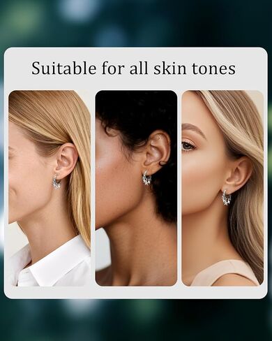 Small Hoop Star Huggie Dangle and Drop Prom Lightweight Earrings Celestial Star Jewelry for Women in Kuwait