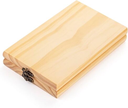 Point Games Solid Wood Deluxe Mancala - Folding Board Game w Metal Latch and Glass Marbles- Portable Strategy Travel Game - Recommended Ages 6+ in Kuwait