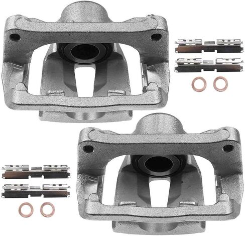 مجموعة فرجار الفرامل الخلفية اليسرى واليمنى تناسب 2012-2016 Ford F-150، لـ 2012-2016 Ford Lobo FL3Z2553B، FL3Z2552B، 18-B5397، 18B5397، 18-P5397، 18-B5396، 18B5396، 18-P5396 in Saudi Arabia