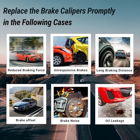 Rear Disc Brake Caliper Assembly Pair Set of 2 ZGYWAutoParts for Acura Integra 1.7L 1992 1993, for Acura Integra 1.8L 1990-1993, for Honda CRX 1.6L 1990 1991 in Kuwait