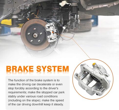 DRIVESTAR 19B819 Left Front Brake Caliper for 1984-1995 for Toyota Pickup RWD, Disc Brake Caliper in Saudi Arabia