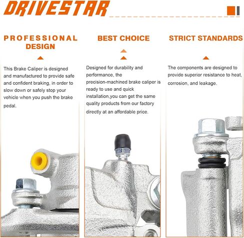 DRIVESTAR 19B819 Left Front Brake Caliper for 1984-1995 for Toyota Pickup RWD, Disc Brake Caliper in Saudi Arabia