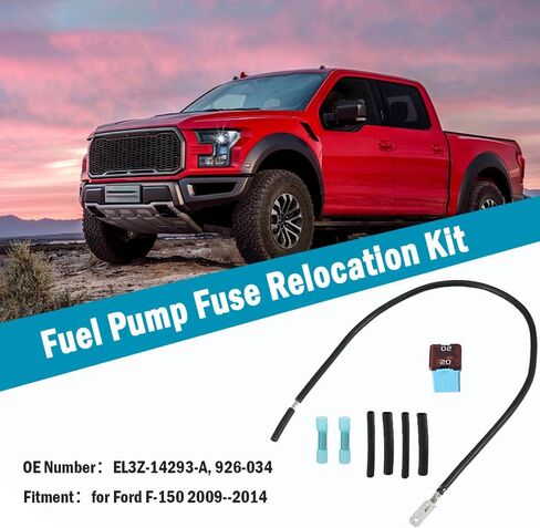 EL3Z14293A طقم إصلاح محطة نقل صمام مضخة الوقود مع أنابيب إضافية، صمام مضخة الوقود مناسب لفورد F150 3.5L 3.7L 4.6L 5.0L 6.2L V6 V8 2009-2014 926034 926-034 EL3Z-14293-A in Kuwait