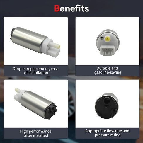 Fuel Pump for Yamaha Outboard Engines 150HP 175HP 200HP 225HP 250HP 300HP V Z LZ VZ 2000-2012 Replaces OE# 60V-13907-00-00, 68F-13907-00-00, 68F-13907-01-00 in Kuwait